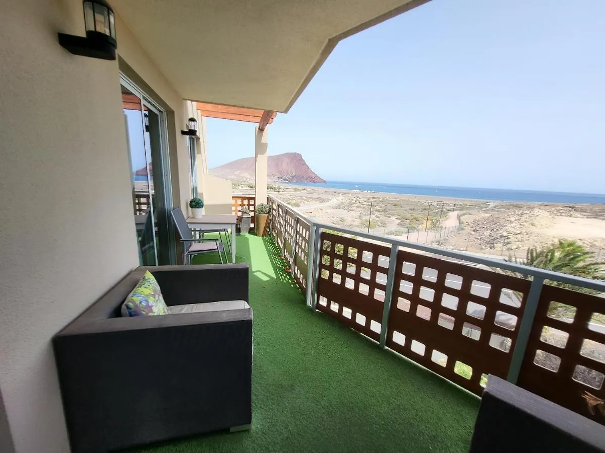 Montana Roja Playa Tejita View Adosado Apartment El Medano